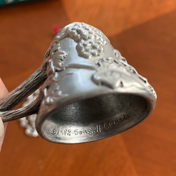 Seagull Pewter Ornaments and Candle Snuffer - Picture 7 of 8